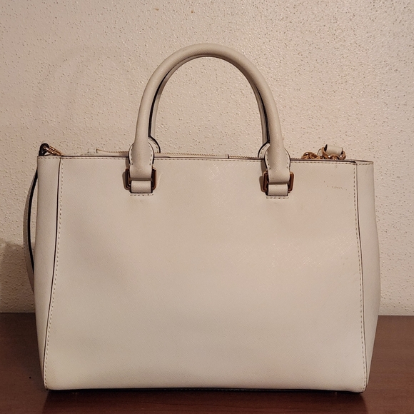 MICHAEL Michael Kors Kellen Saffiano Leather Satchel - Picture 3 of 16